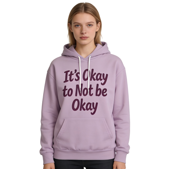 Best Anti-Anxiety Hooded Sweatshirt|Comfortable and snug fit|relieve stress|express one's feeling|lavender color|