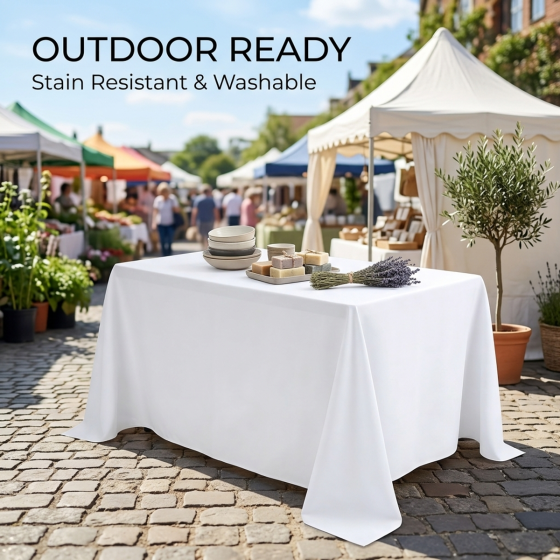 Custom rectangular tablecloth