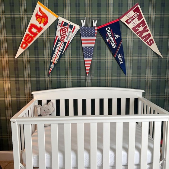 Customizable triangular flag banners - Customized wholesale of colorful string flags