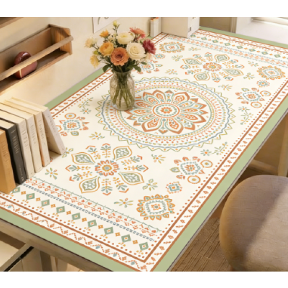 customizable  Waterproof  Wipeable Dining PU Place Mats for Indoor & Outdoor, Easy to Clean